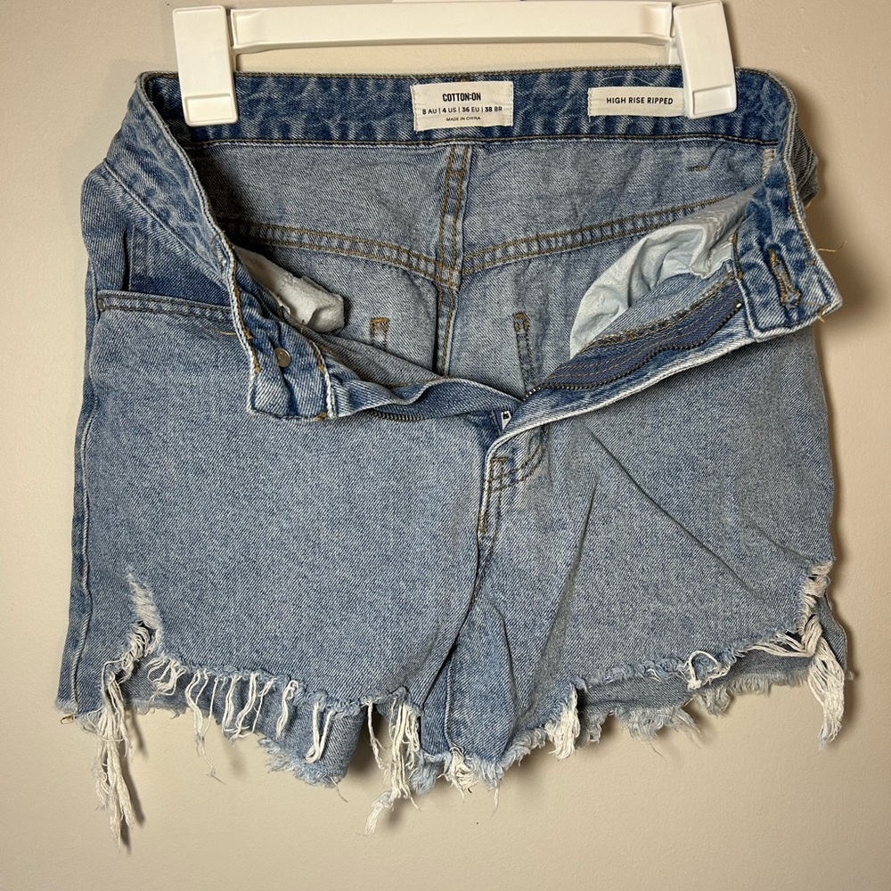 High waisted shorts